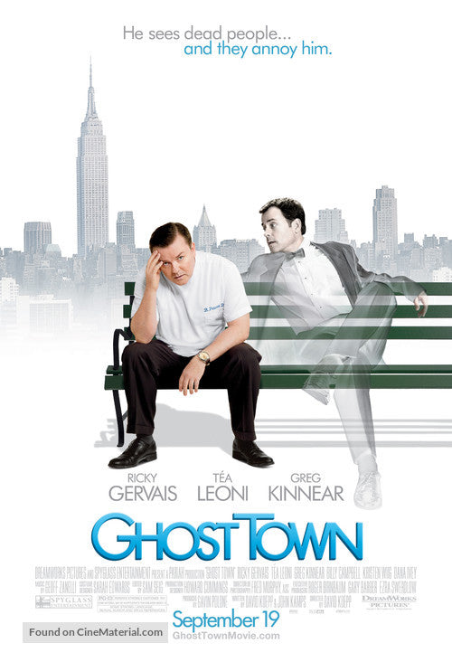 Ghost Town Movie Poster A2 Size – Pixie Posters