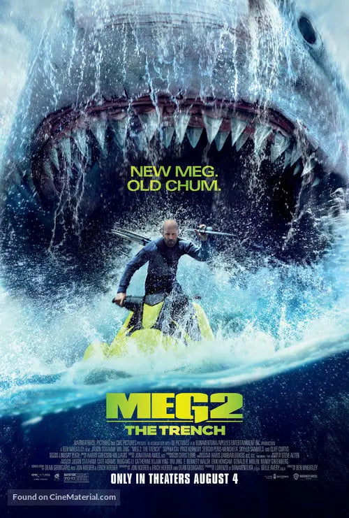 High Quality Meg 2: The Trench A2 Movie Poster – Pixie Posters