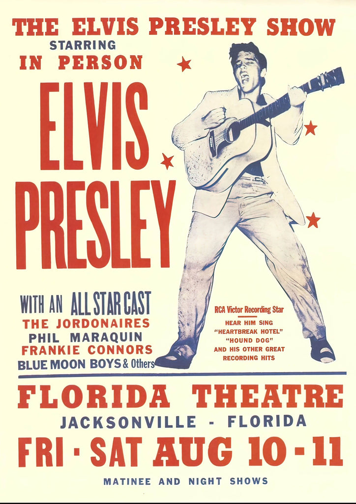 Premium elvis presley Vintage Gig A2 Size Posters