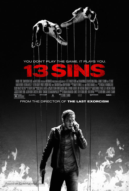 Pixie Posters 13 Sins Movie Poster A2 Size