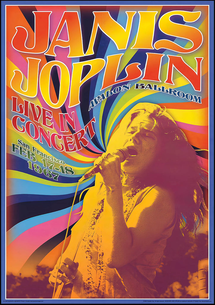 Premium janis joplin Vintage Gig A2 Size Posters