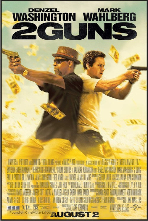 2 Guns A2 Movie Poster-Pixie Posters