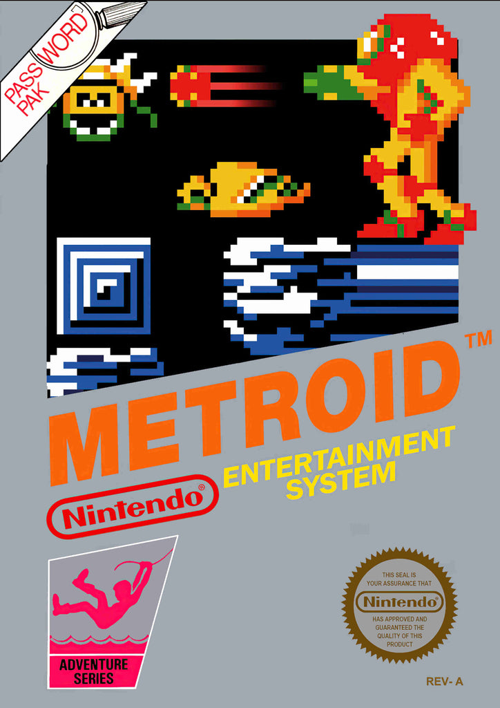 Premium Retro SNES Metroid A2 Size Posters