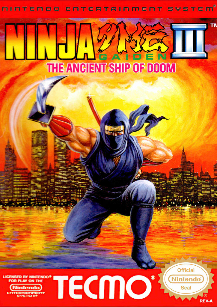 Premium Retro SNES Ninjagaiden 3 A2 Size Posters