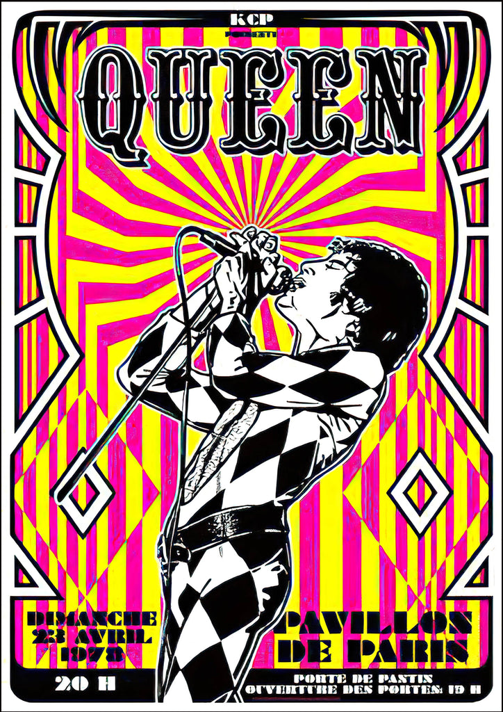 Premium queen Vintage Gig A2 Size Posters