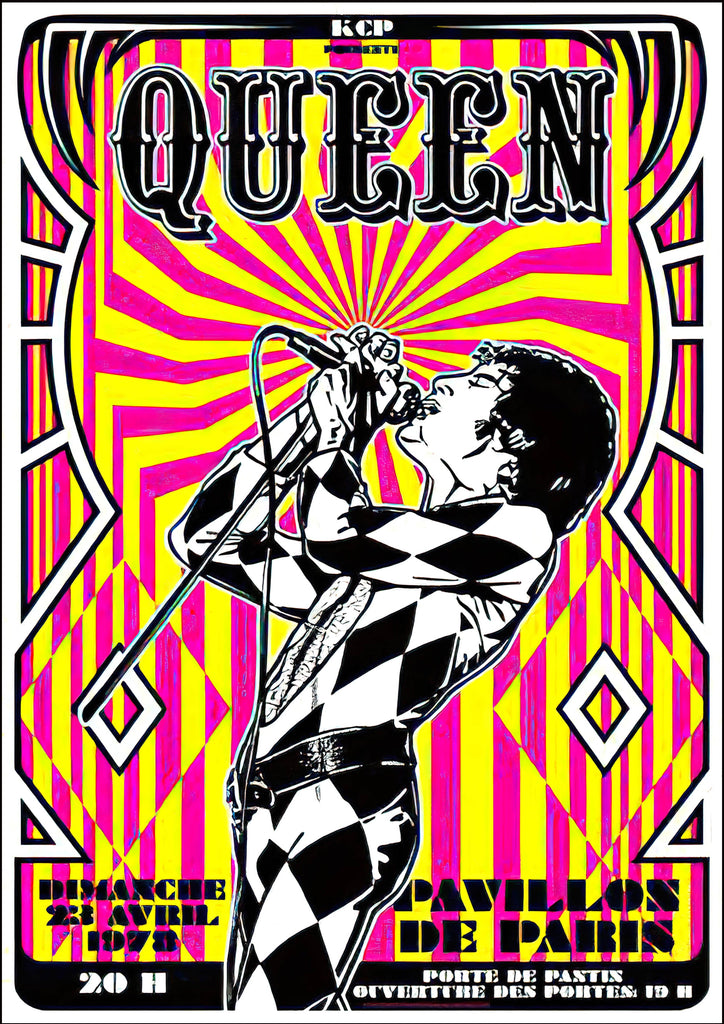 Premium queen Vintage Gig A4 Size Posters