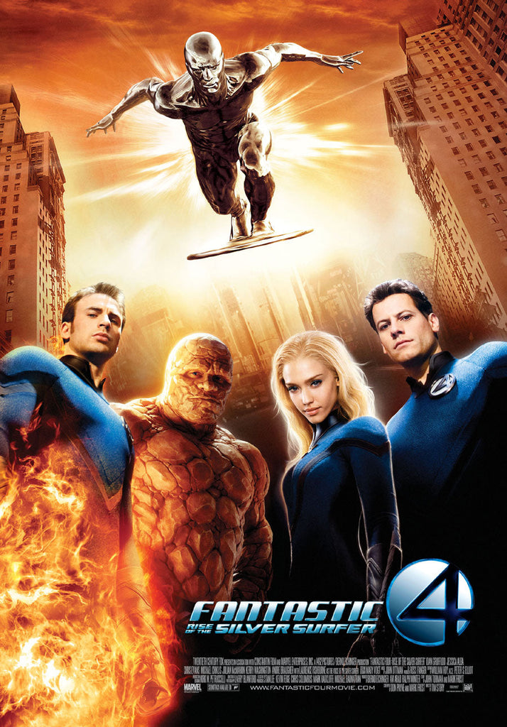 Premium Fantastic Four: Rise Of The Silver Surfer A4 Size Movie Poster