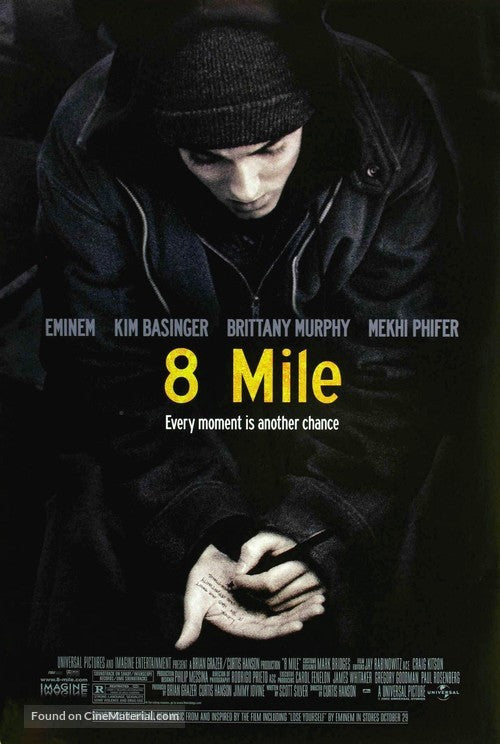 8 Mile A2 Movie Poster-Pixie Posters