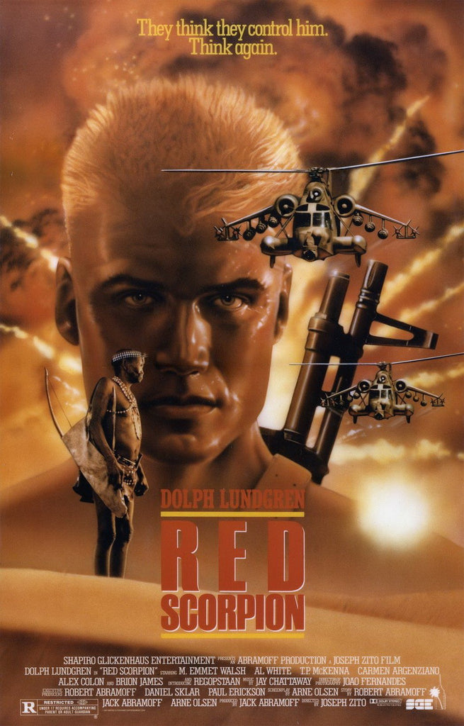 Premium Red Scorpion A2 Size Movie Poster