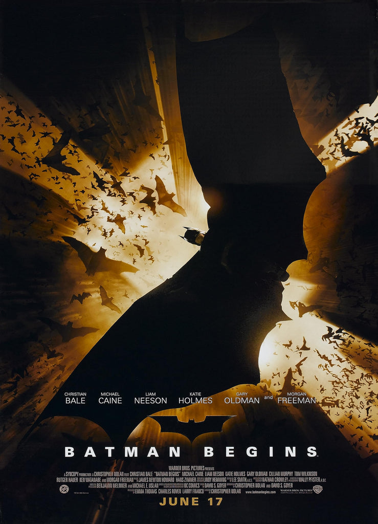Batman begins A2 Size Movie Poster-Pixie Posters
