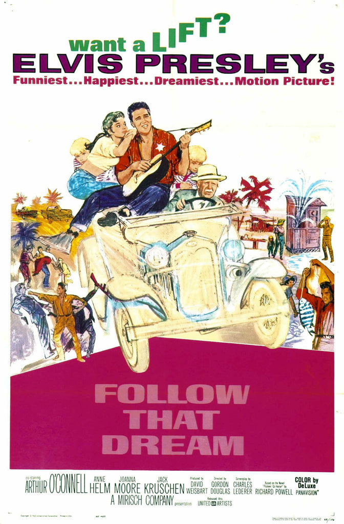 Premium Elvis Presley Follow That Dream A2 Size Movie Poster