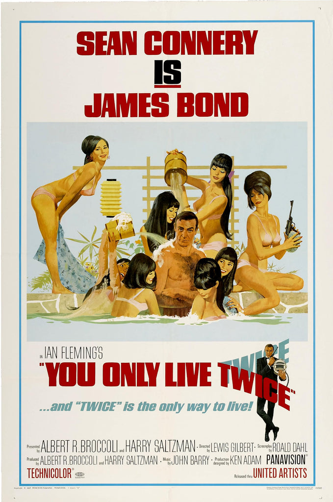 Premium You Only Live Twice A2 Size Movie Poster