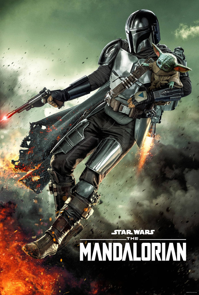 Premium The Mandalorian A4 Size Movie Poster