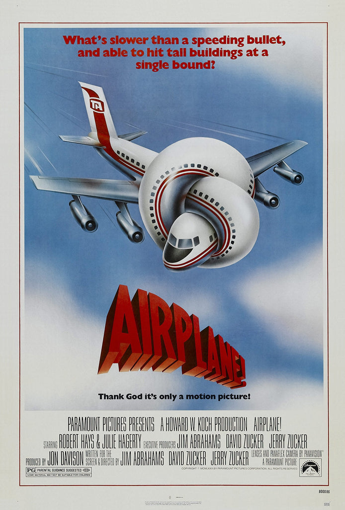 Premium Airplane! A4 Size Movie Poster