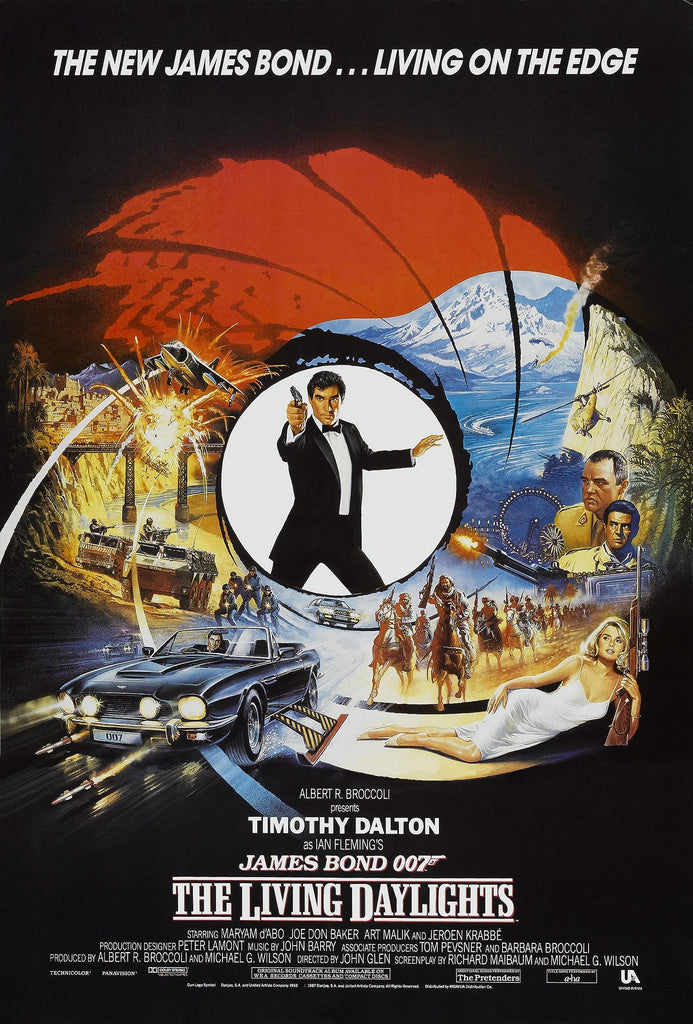 Premium The Living Daylights A2 Size Movie Poster