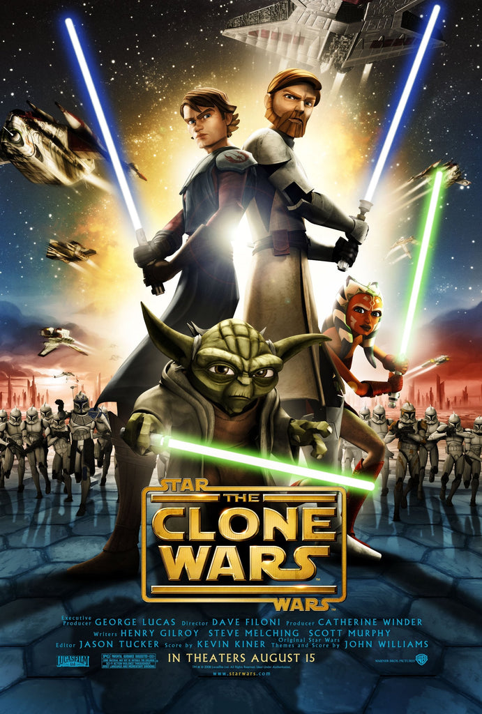 Premium Star Wars: The Clone Wars A4 Size Movie Poster