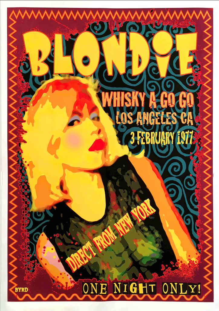 Blondie Vintage Gig A4 Size Posters-Pixie Posters