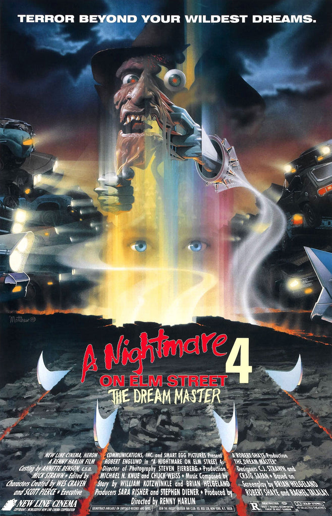A Nightmare on Elm Street 4: The Dream Master A4 Size Movie Poster-Pixie Posters