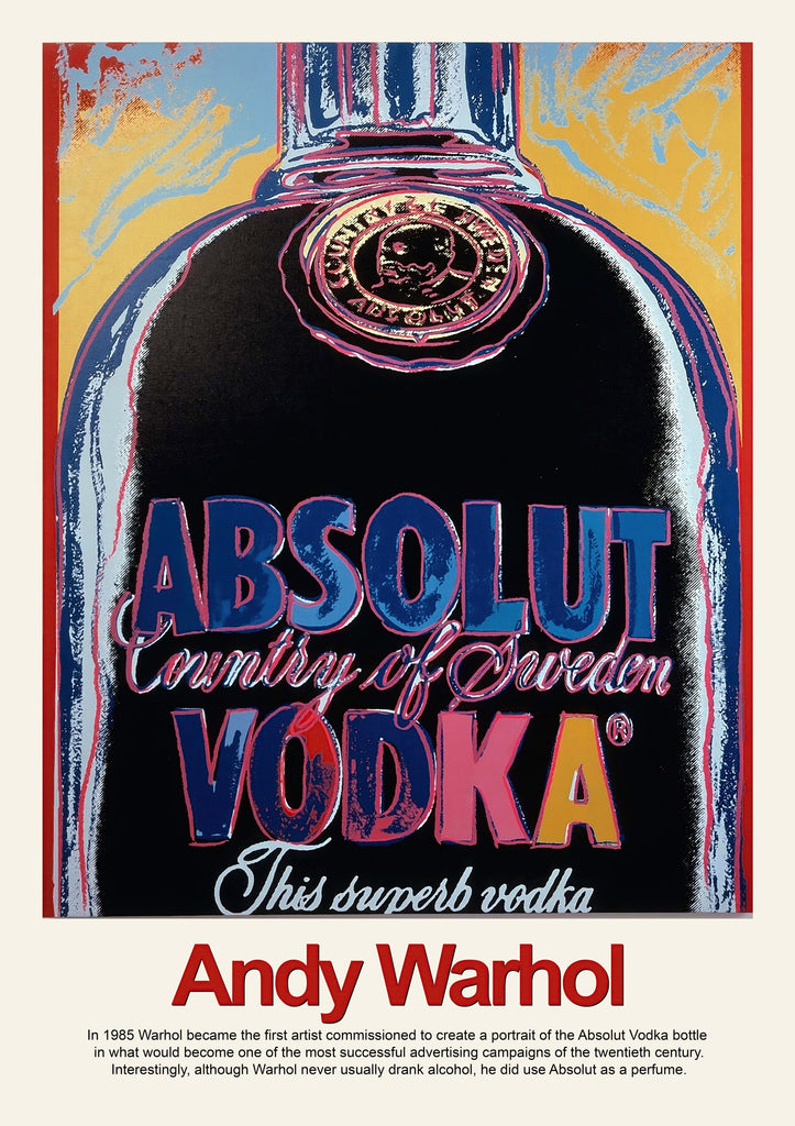 Premium Andy Warhol Absolut A4 Size Posters