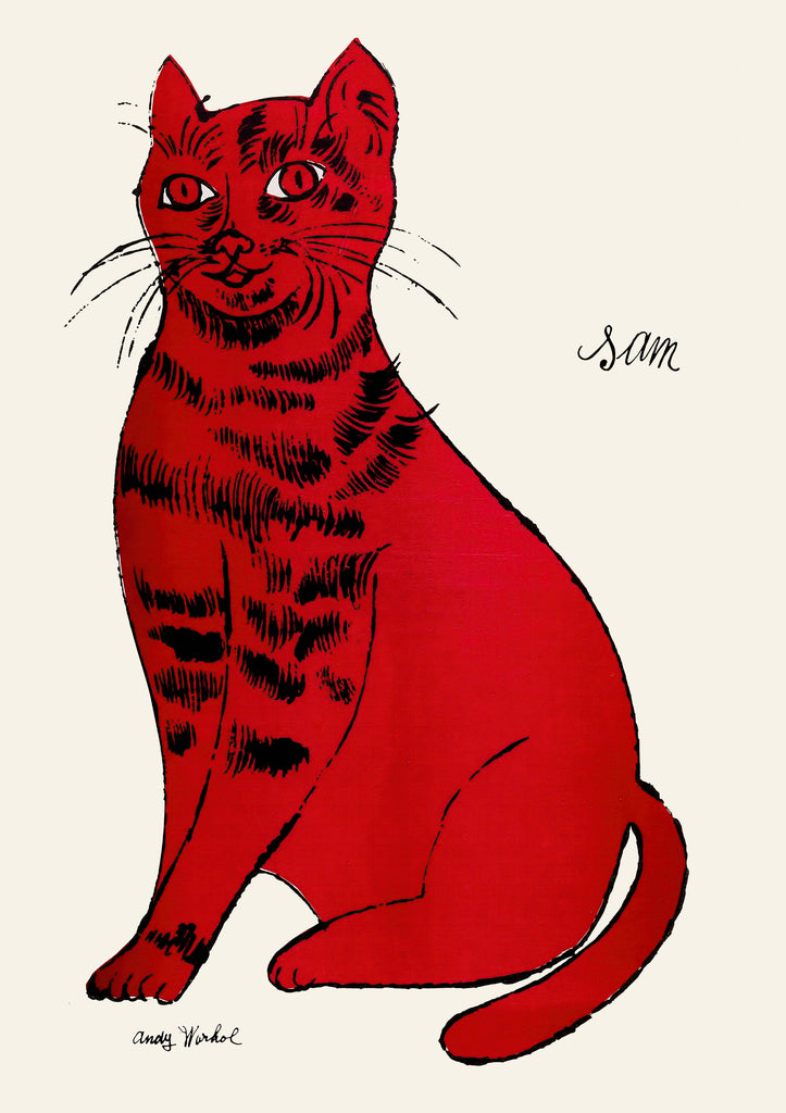 Premium Andy Warhol Cat A4 Size Posters