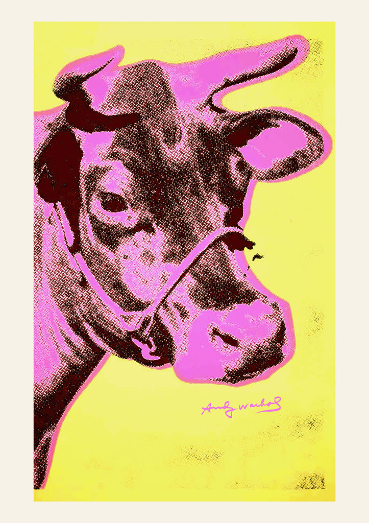 Premium Andy Warhol Cow A4 Size Posters