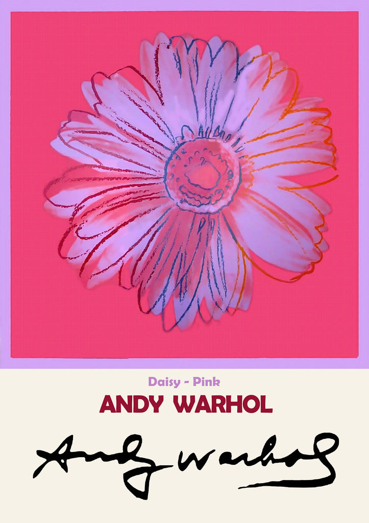 Premium Andy Warhol Daisy A4 Size Posters