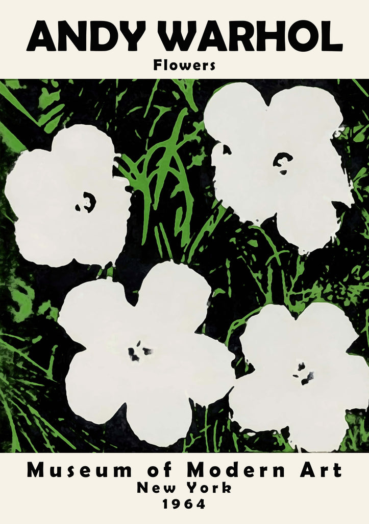 Premium Andy Warhol Flower A4 Size Posters