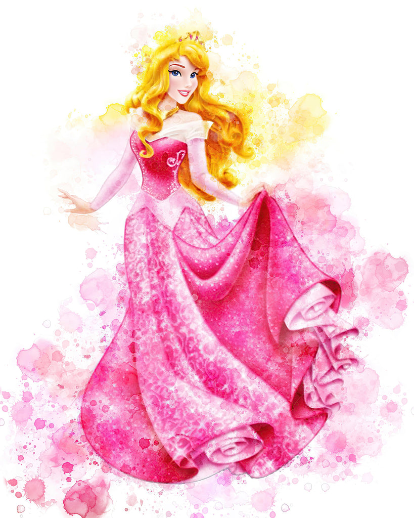 Premium Disney Princess Wall Art Aurora A4 Size Posters