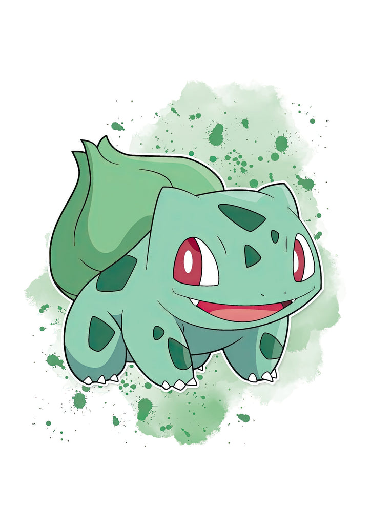 Premium Pokemon Watercolour s Bulbasaur A3 Size Posters