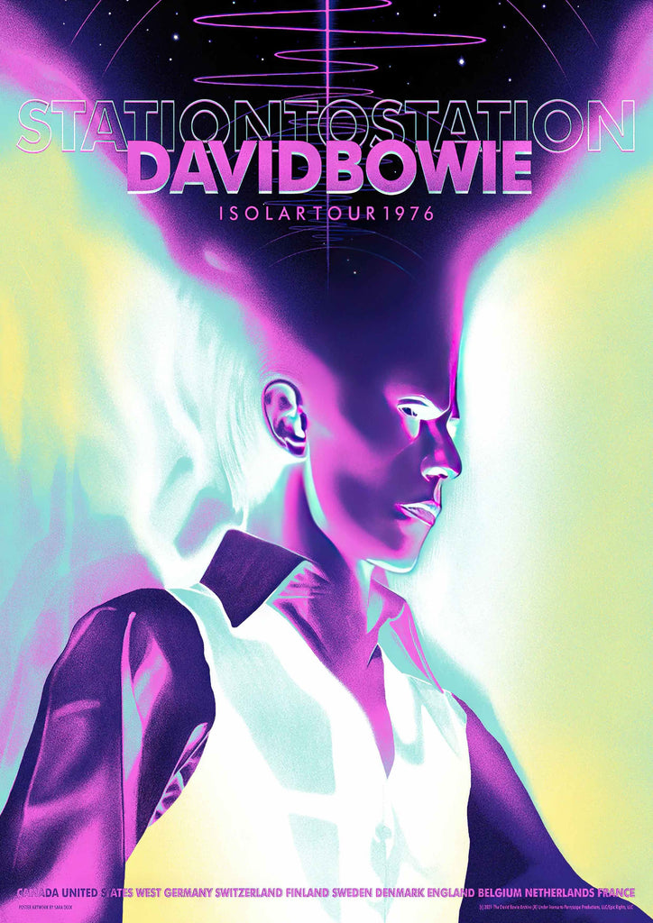 Premium David Bowie 3 Vintage Gig A2 Size Posters