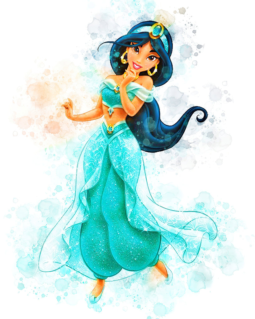 Premium Disney Princess Wall Art Jasmine A4 Size Posters