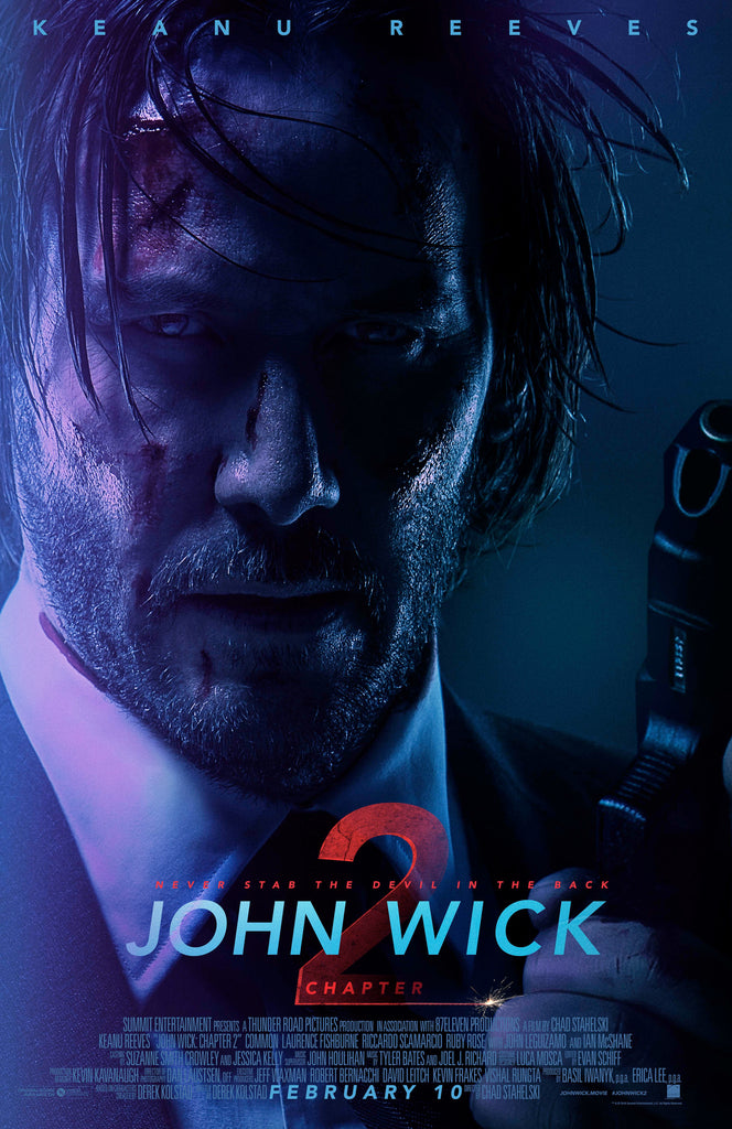 Premium John Wick Design 10 A2 Size Movie Poster