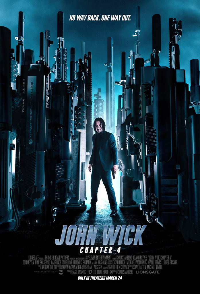 Premium John Wick Design 1 A2 Size Movie Poster