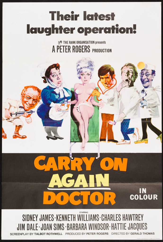 Premium Carry On Again Doctor A2 Size Movie Poster