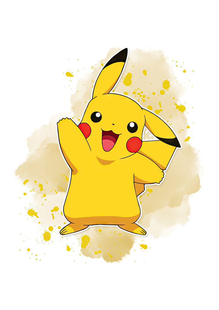 Premium Pokemon Watercolour s Pikachu A3 Size Posters