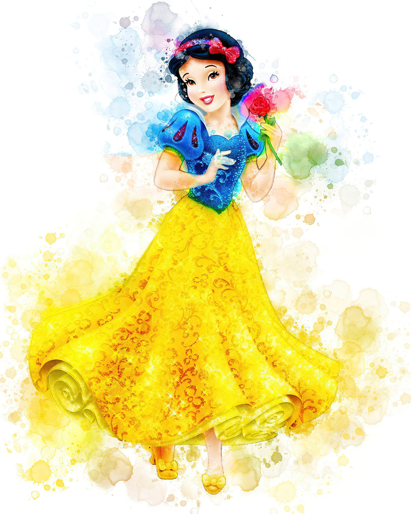 Premium Disney Princess Wall Art Snow White A4 Size Posters
