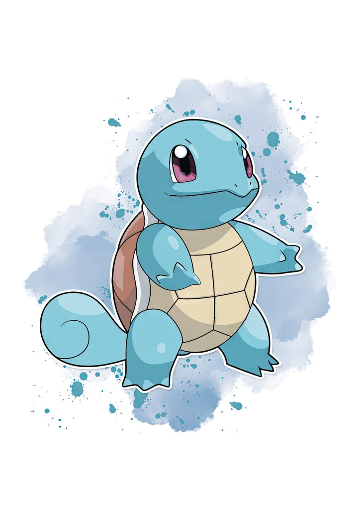 Premium Pokemon Watercolour s Squirtle A3 Size Posters