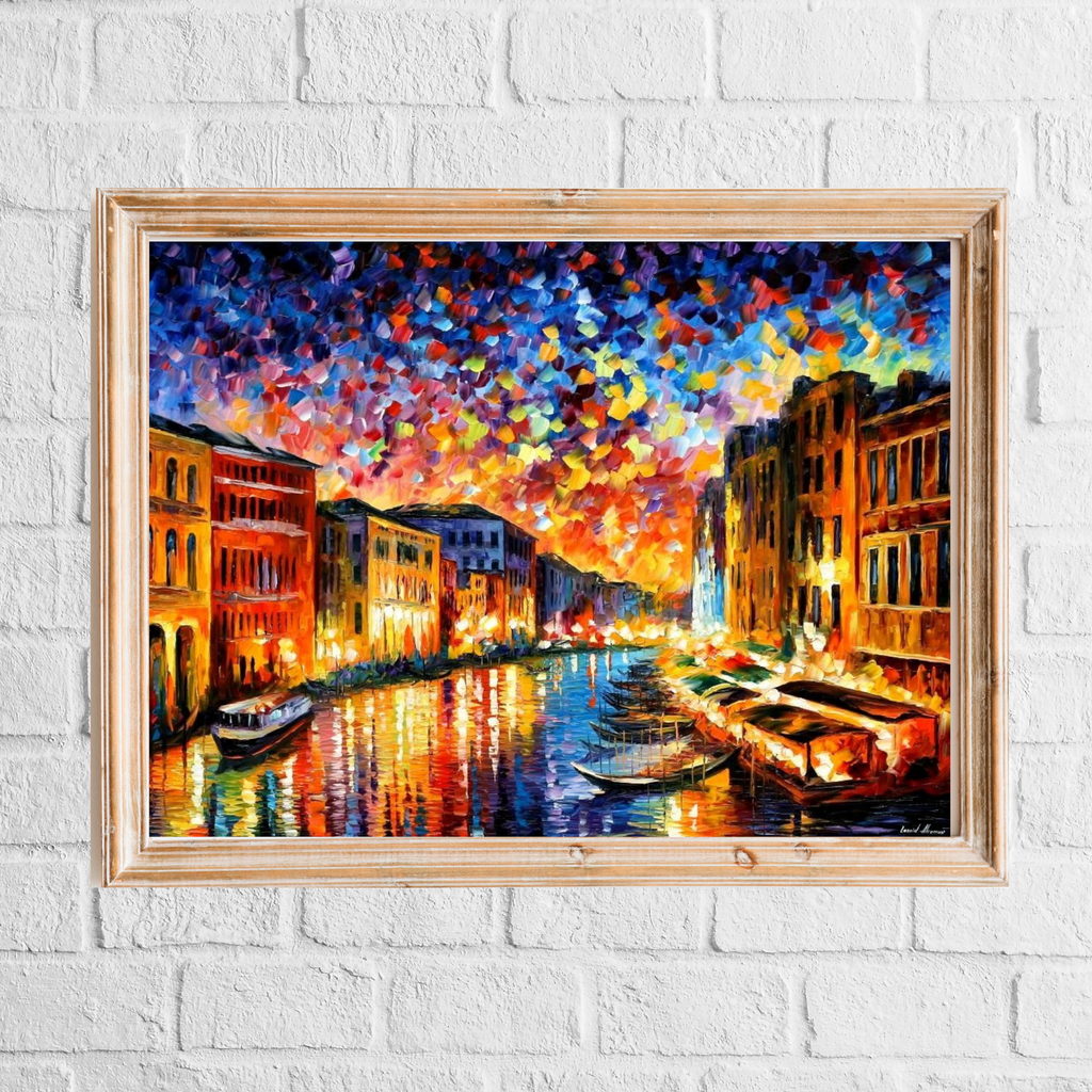 Premium Leonid Afremov Style 3 A4 Size Posters