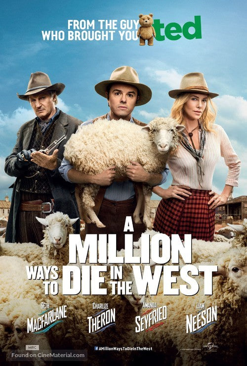 A Million Ways to Die in the West A2 Movie Poster-Pixie Posters