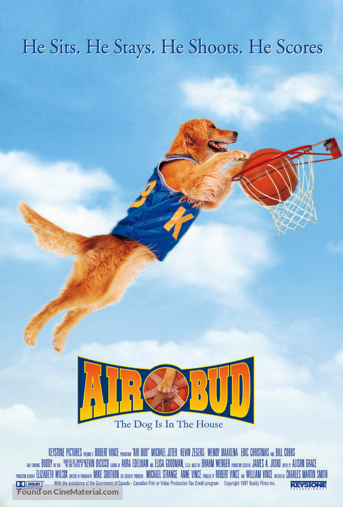 Pixie Posters Air Bud Movie Poster A2 Size