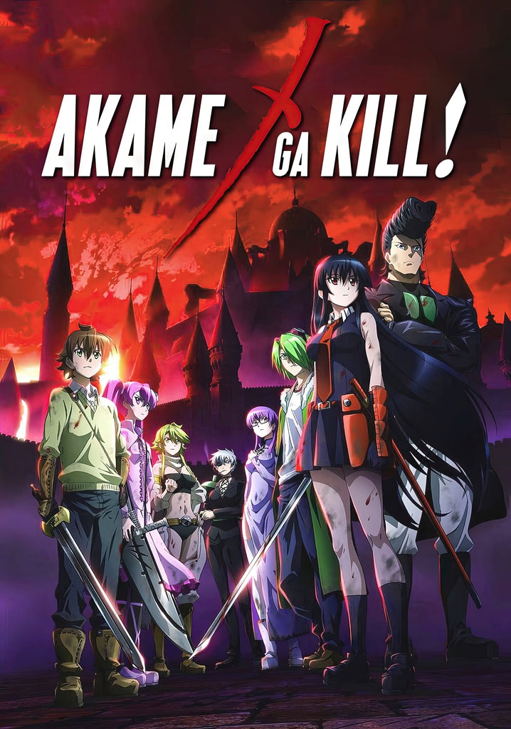 Premium Anime Akame Ga Kill A4 Size Posters