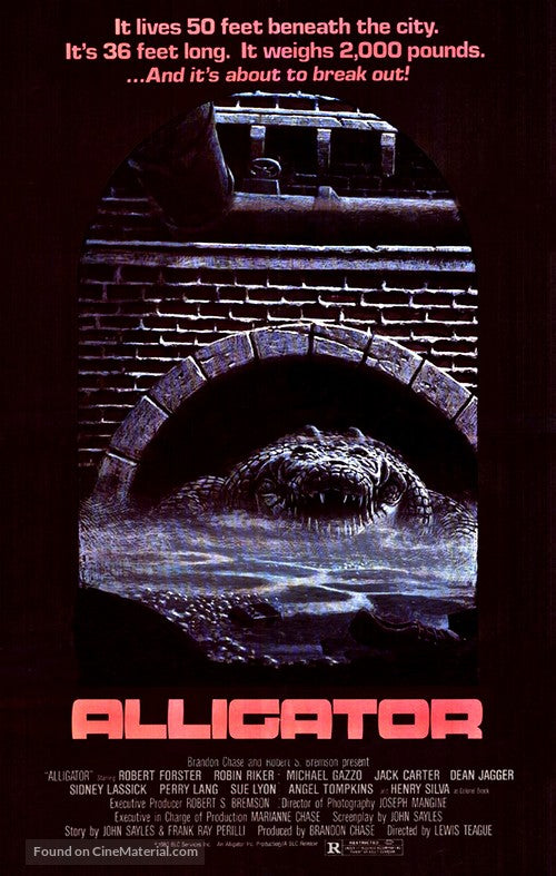 Pixie Posters Alligator Movie Poster A2 Size