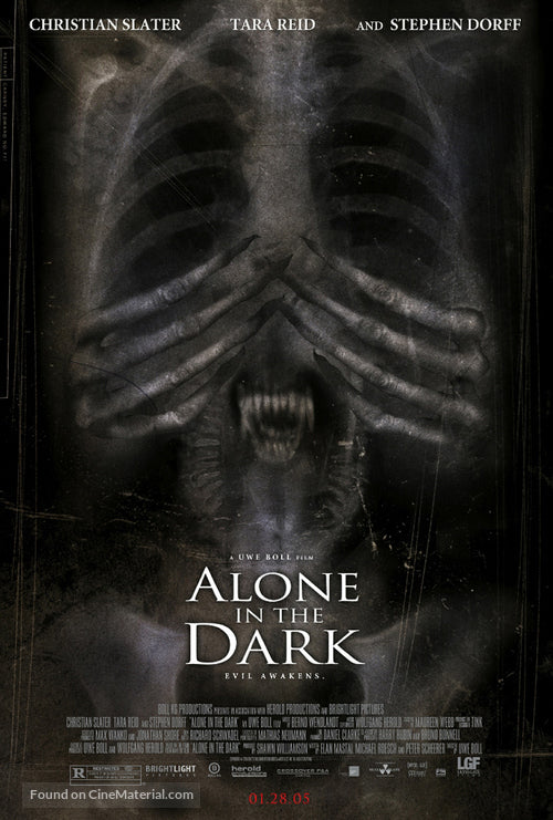 Pixie Posters Alone in the Dark Movie Poster A2 Size