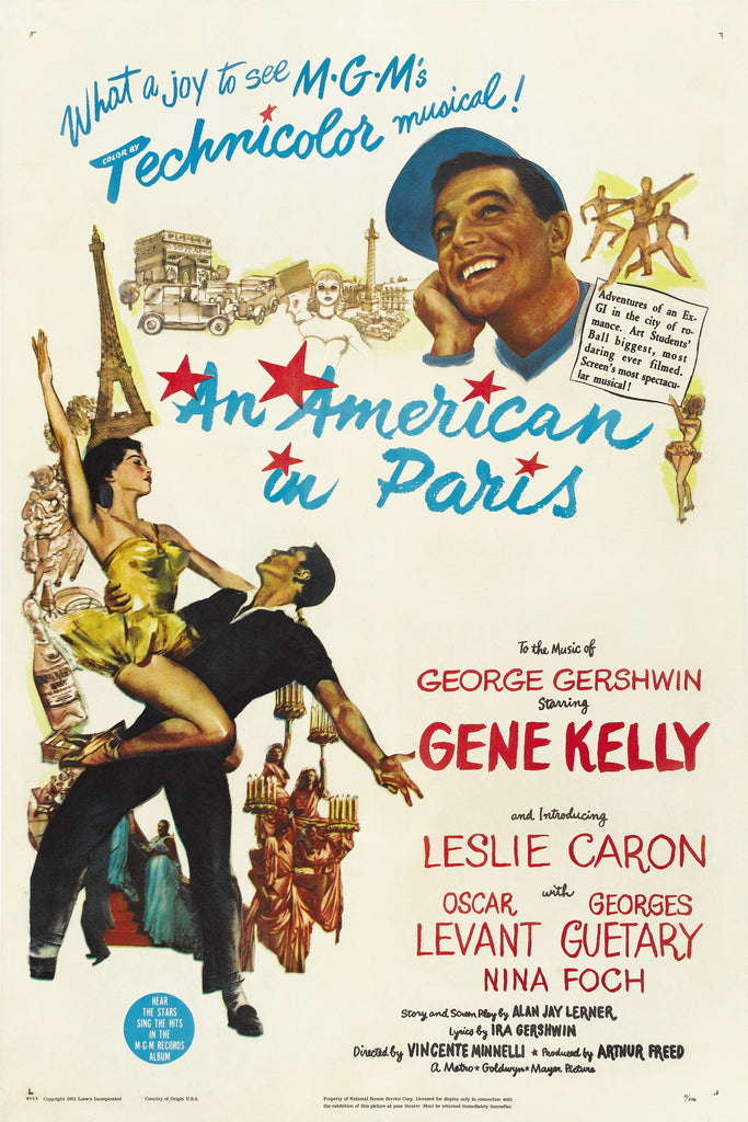 Premium An American In Paris A3 Size Movie Poster