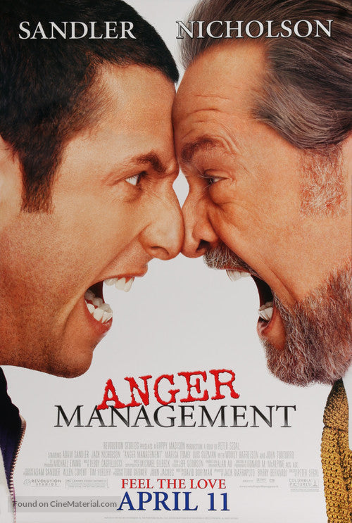 Anger Management A2 Movie Poster-Pixie Posters