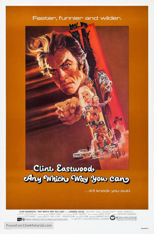 Pixie Posters Any Which Way You Can Movie Poster A2 Size