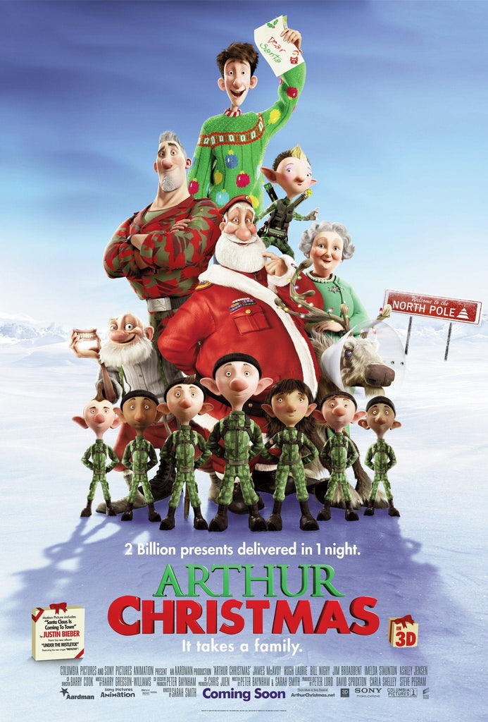 Premium Arthur Christmas A2 Size Movie Poster