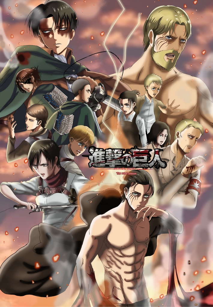 Premium Attack On Titan Style 2 A2 Size Posters
