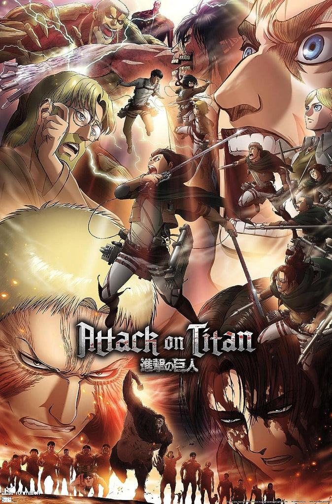 Premium Attack On Titan Style 4 A2 Size Posters