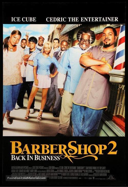 Pixie Posters Barbershop 2: Back in Business Movie Poster A2 Size